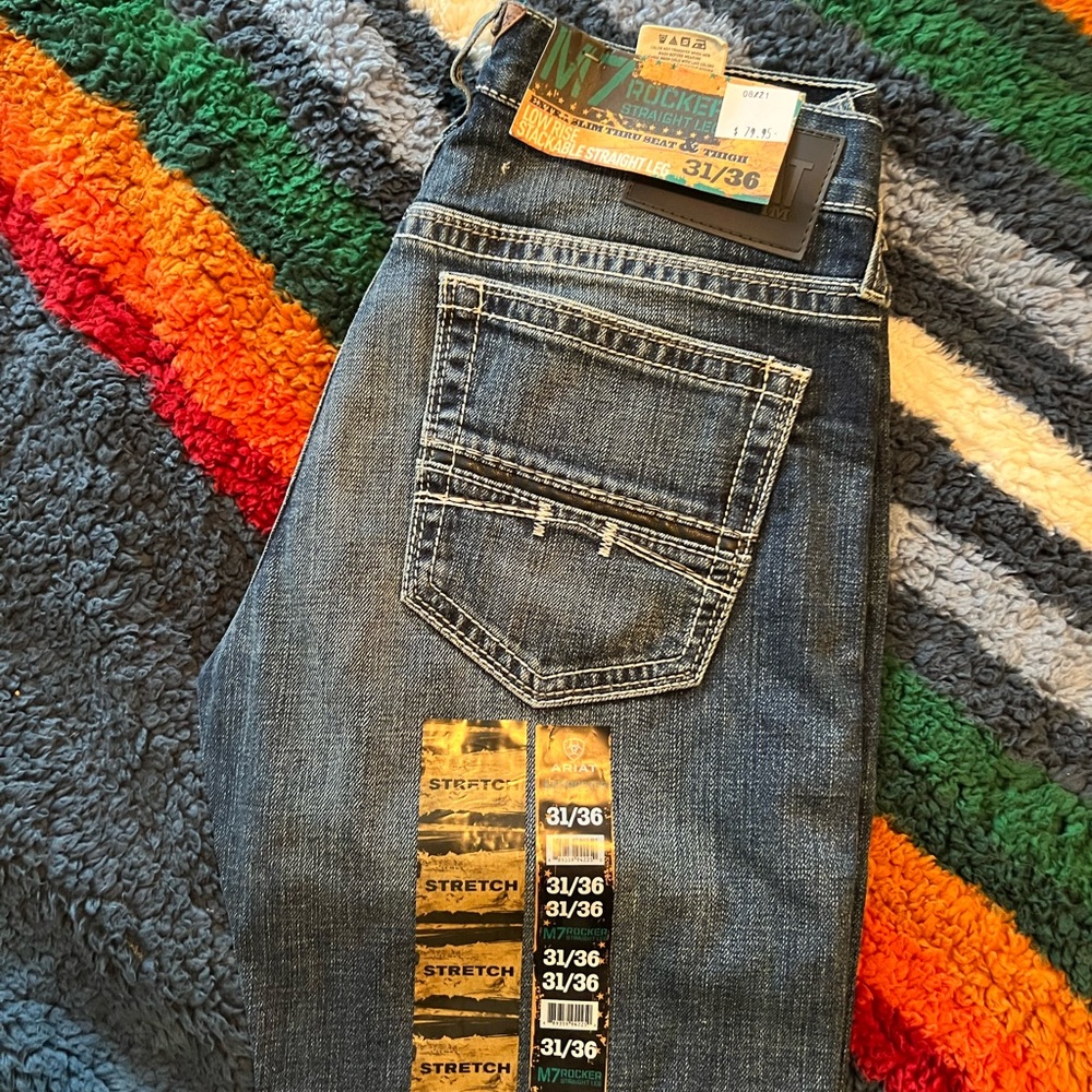 Ariat Men’s Denim M7 Rocker Straight